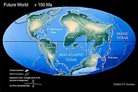 What will earth's continents look like in another 100 million years ...