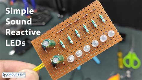 Simple Sound Reactive LEDs Circuit | PCB | Maker Pro