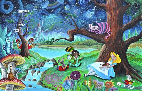 Alice In Wonderland Painting by James Holko - Pixels