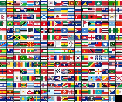 Flags of the World Emojis Bundle, ALL Official Country Flag Emojis Plus ...