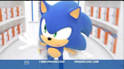 Progressive Commercial with 'Sonic The Hedgehog' Cameo - YouTube