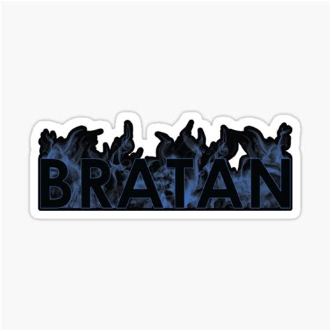 "Bratan airsoft youtube channel logo" Sticker for Sale by SaraM-design ...