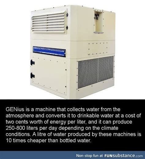 Incredible machine makes drinking water from thin air - FunSubstance