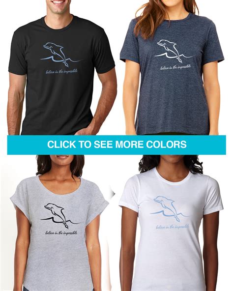 Inspirational Dolphin t shirts for Men and Women