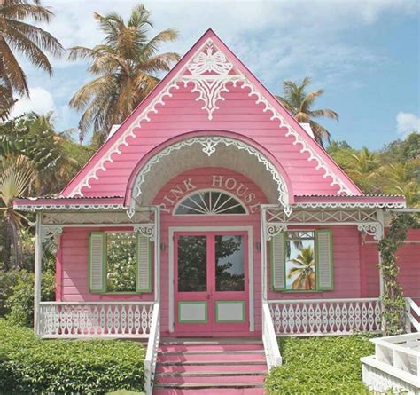 380 best Pretty Pink Houses images on Pinterest | Pink houses ...