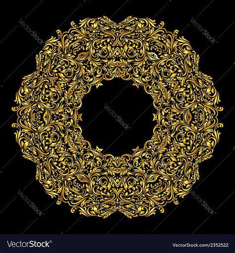 Pattern gold Royalty Free Vector Image - VectorStock