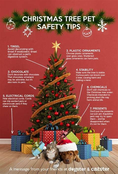 Christmas Tree Pet Safety Tips ~ Stay Pawsitively Safe | Pet holiday ...