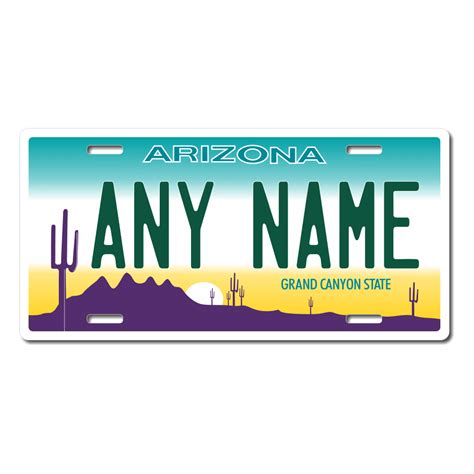 Arizona Replica State License Plate for Bikes, Bicycles, ATVs, Cart ...