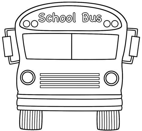 Free Printable School Bus Coloring Pages For Kids