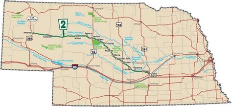 The Sandhills Scenic Byway, Nebraska Highway 2, takes you right through ...