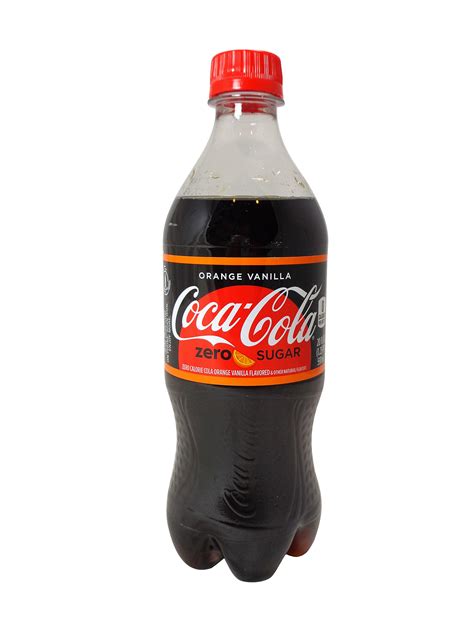 FRESH 20oz Orange Vanilla Coca Cola Coke Zero - Soda Emporium