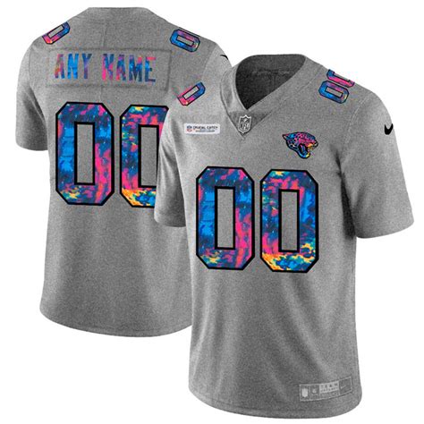 Jacksonville Jaguars Custom Men's Nike Multi-Color 2020 NFL Crucial ...