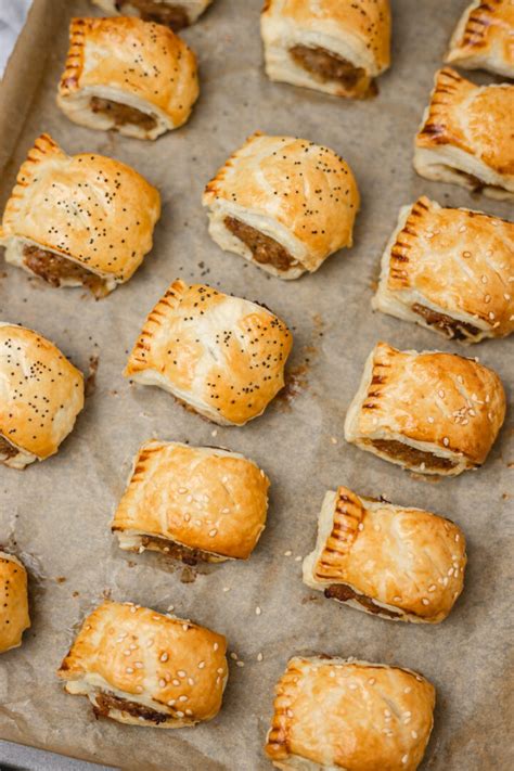 Mini Sausage Rolls Recipe - cravingsmallbites.com