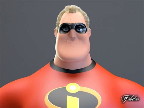 Mr Incredible | 3D model | The incredibles, 3d model, Model