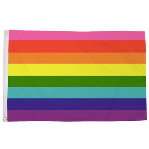 1978 Original Gilbert Baker Gay Pride Rainbow Premium Flag / 5ft X 3ft ...