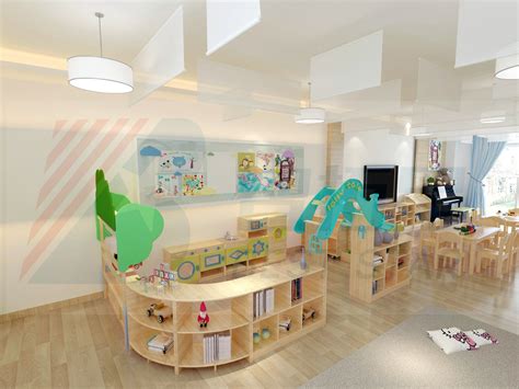 China Daycare Children Wood Furniture, School Classroom Kids Furniture ...