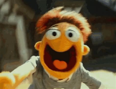 Screaming Muppet GIF - Screaming Muppet Happy - Discover & Share GIFs