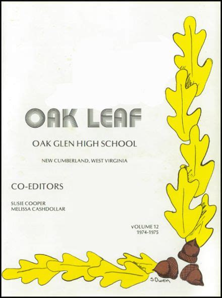 Explore 1975 Oak Glen High School Yearbook, New Cumberland WV - Classmates