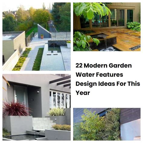 22 Modern Garden Water Features Design Ideas For This Year | SharonSable