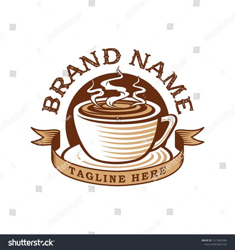 Classic Coffee Cafe Logo Template Stock Vector (Royalty Free ...