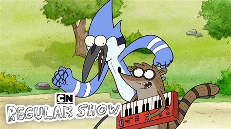 MASH-UP: Mordecai and Rigby's First vs. Last Scene | Regular Show ...