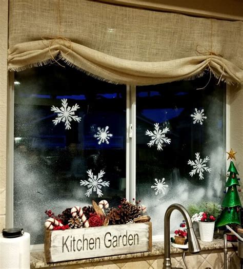 Window Snowflakes are So Easy using Window Snow Spray! - Leap of Faith ...