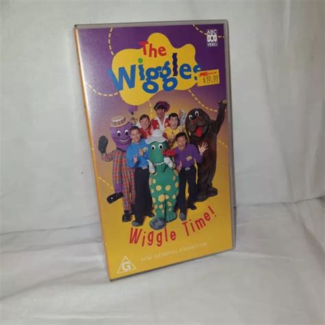 VHS WIGGLES VIDEO WIGGLE TIME ABC Kids Video PAL 1998 Original Cast $19 ...