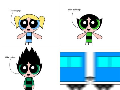 (REQUEST) PPG x asdfmovie - I like trains by AldrineRowdyruffBoy on ...