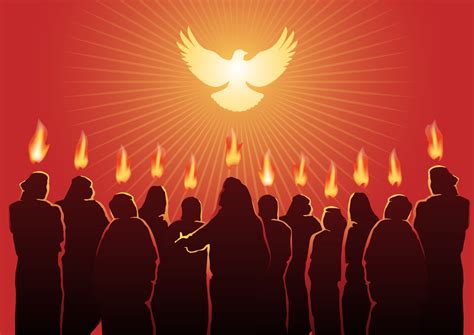 Pentecost Sunday Holy Spirit 2543301 Vector Art at Vecteezy