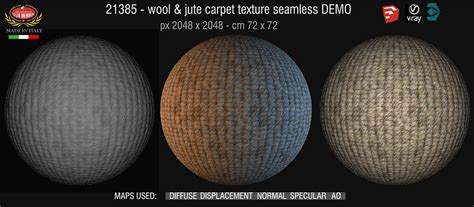 wool & jute carpet texture-seamless 21385