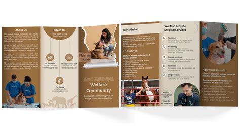 Animal Welfare Community Brochure Trifold