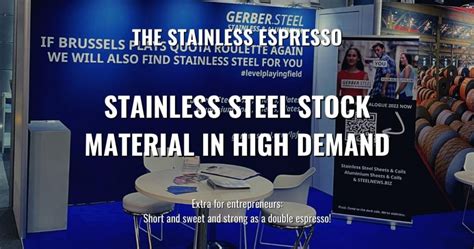 Stainless steel stock material in high demand