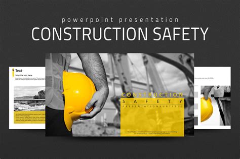 Construction Safety PPT | Presentation Templates ~ Creative Market