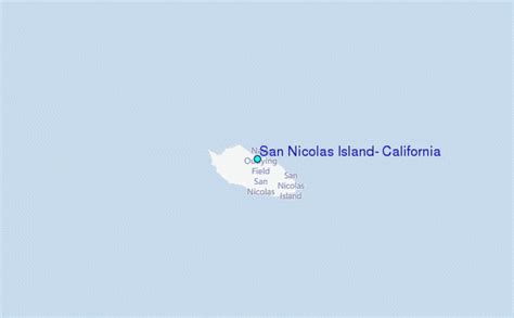 San Nicolas Island, California Tide Station Location Guide