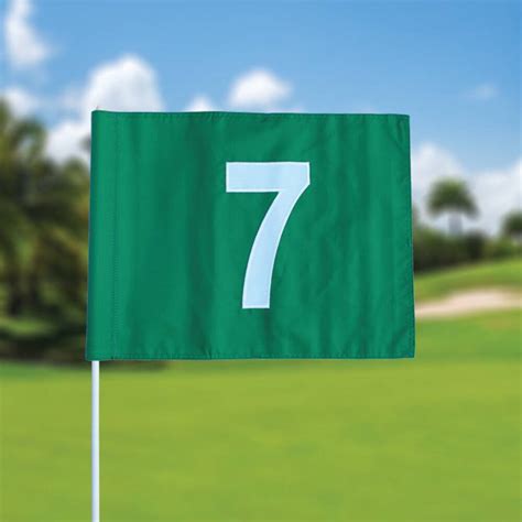 Golf flag, numbered, green - GolfFlags GbR