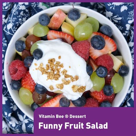 Funny Fruit Salad - Vitamin Bee ® Kid Friendly Recipes