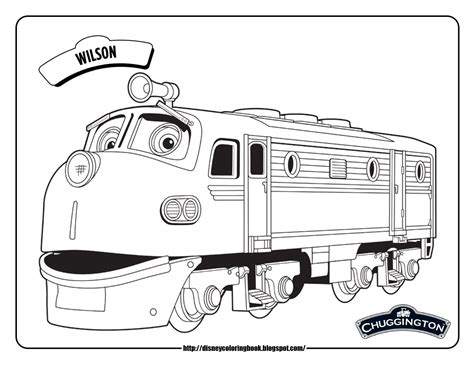 chuggington coloring pages | chuggington wilson train coloring pages ...