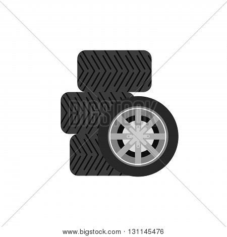 Tyre Vector Icon Vector & Photo (Free Trial) | Bigstock