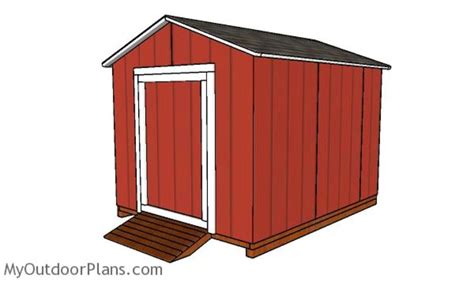 8x10 Shed Plans with Materials List