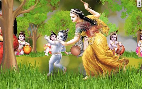 Little Radha Krishna Wallpapers - Wallpaper Cave