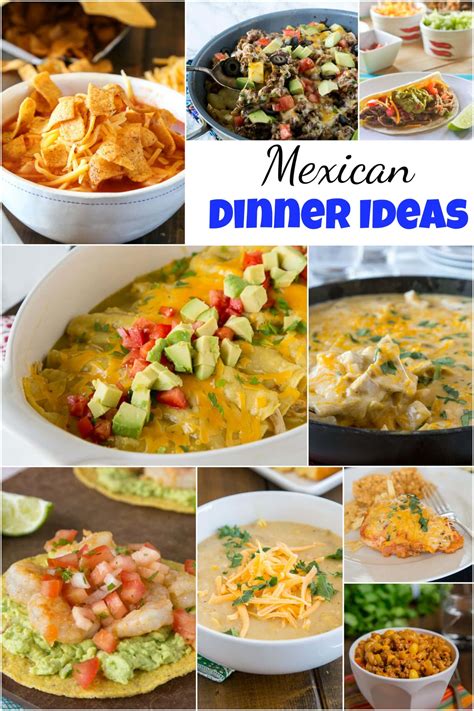 50+ Mexican Dinner Ideas - Dinners, Dishes, and Desserts