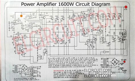 Power Amplifier Circuit Diagram Layout