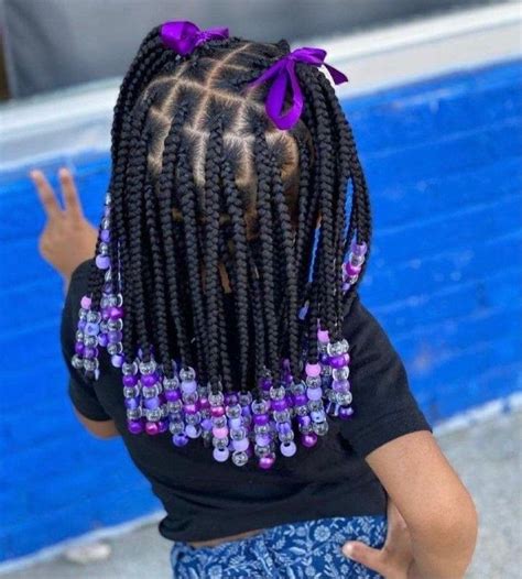 Floating Twist Braid Hairstyle Little Girl