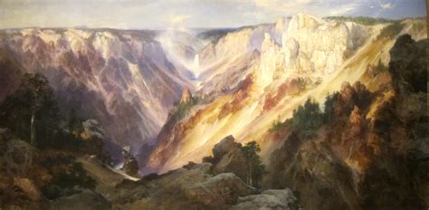 Grand Canyon of the Yellowstone (1872) by Thomas Moran – Artchive