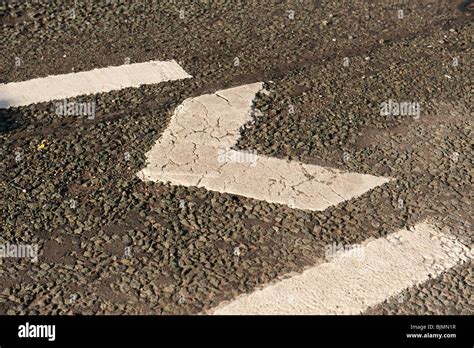 Road chevrons hi-res stock photography and images - Alamy