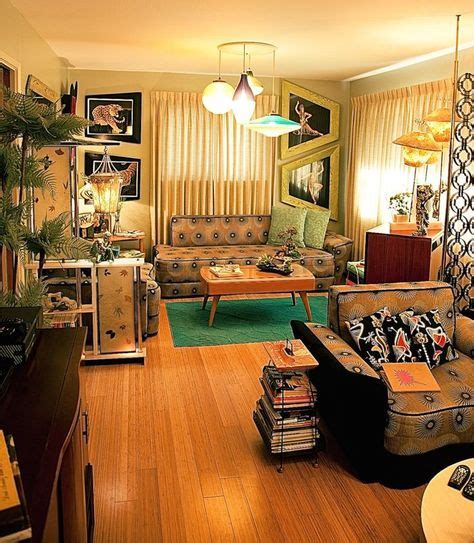 Image result for 1950's atomic living room | Retro living rooms, 1950s ...