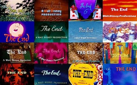 The End ;) | Disney favorites, Disney designs, Cartoon movies