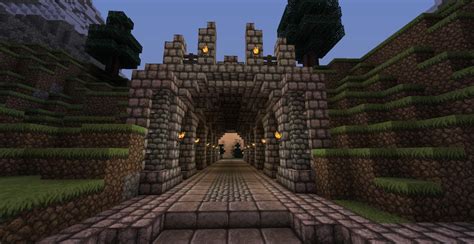 Mountain Citadel Entrance Minecraft Map