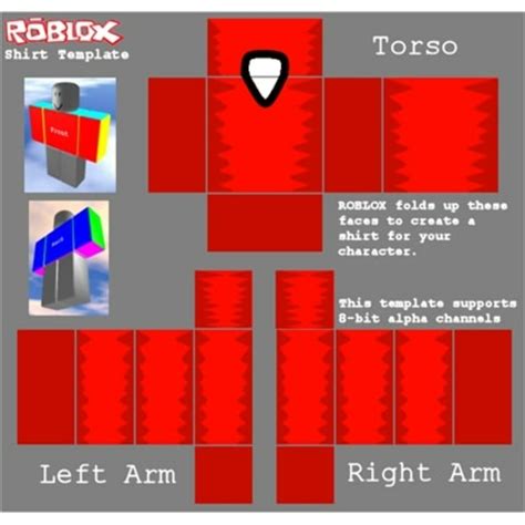 Roblox Shirt Template Free