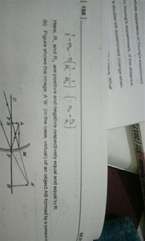 derivation of lens maker formula of thin lens - Physics - - 1771020 ...